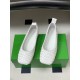 BV Charlotte Woven Ballet Flats - Retro Old Money Shoes- White
