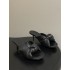 BV Cherry Knotted Leather Mules - Flat / 5cm / 9cm Heels - Black