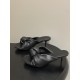 BV Cherry Knotted Leather Mules - Flat / 5cm / 9cm Heels - Black