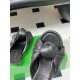 BV Cherry Knotted Leather Mules - Flat / 5cm / 9cm Heels - Black