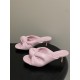 BV Cherry Knotted Leather Mules - Flat / 5cm / 9cm Heels - Pink
