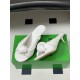 BV Cherry Knotted Leather Mules - Flat / 5cm / 9cm Heels - White