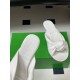 BV Cherry Knotted Leather Mules - Flat / 5cm / 9cm Heels - White