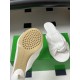 BV Cherry Knotted Leather Mules - Flat / 5cm / 9cm Heels - White