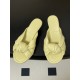 BV Cherry Knotted Leather Mules - Flat / 5cm / 9cm Heels - Yellow