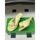 BV Cherry Knotted Leather Mules - Flat / 5cm / 9cm Heels - Yellow