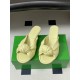 BV Cherry Knotted Leather Mules - Flat / 5cm / 9cm Heels - Yellow