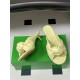 BV Cherry Knotted Leather Mules - Flat / 5cm / 9cm Heels - Yellow