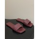 BV Palazzo Woven Leather Slides - Burgundy