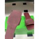 BV Palazzo Woven Leather Slides - Burgundy