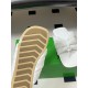 BV Salsa Puffy Woven Leather Thong Sandals- White