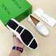 BV Men's intrecciato Loafers - Premium Calfskin Driving Shoes - White