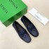 BV Men's intrecciato Loafers - Premium Calfskin Driving Shoes- Light Blue