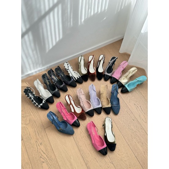 Chanel Slingback | Full Runway Palette & Seasonal Exotics