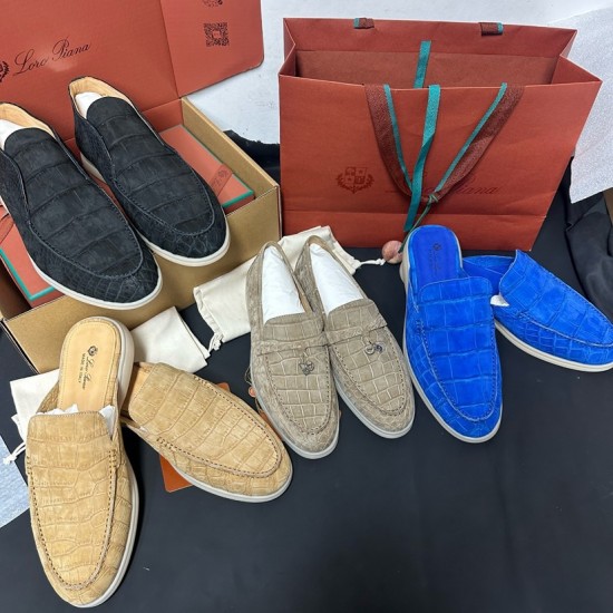 Loro Piana Full Collection | Summer Walk Loafers, Mules, Sneakers & Slippers
