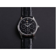 JLC Master Ultra Thin Perpetual Calendar - V9 Factory Black Dial 1308470
