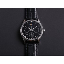 JLC Master Ultra Thin Perpetual Calendar - V9 Factory Black Dial 1308470