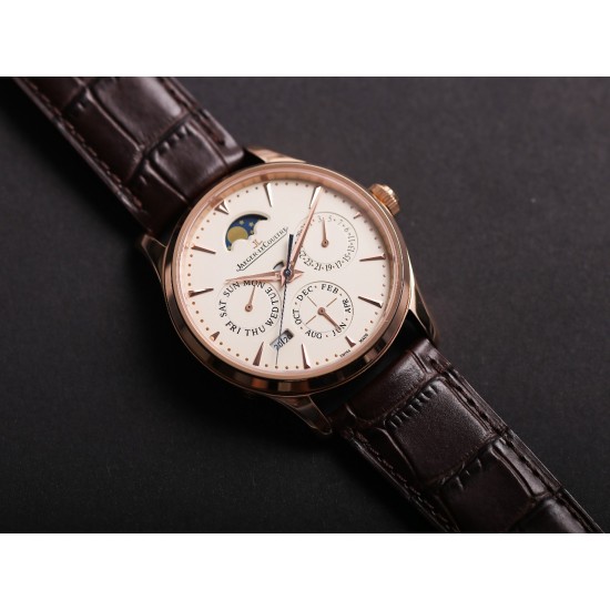 JLC Master Ultra Thin Perpetual Calendar - V9 Factory Silver-Gold Dial 1302520