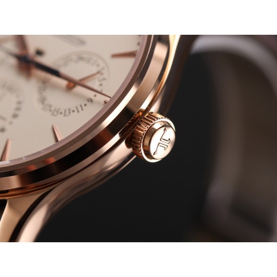 JLC Master Ultra Thin Perpetual Calendar - V9 Factory Silver-Gold Dial 1302520