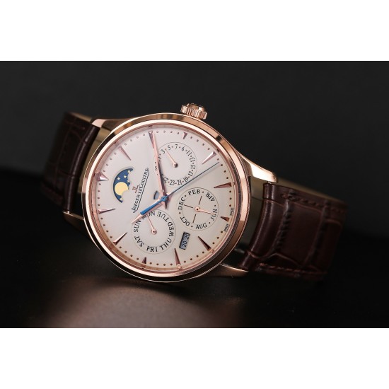 JLC Master Ultra Thin Perpetual Calendar - V9 Factory Silver-Gold Dial 1302520