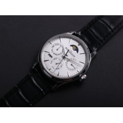 JLC Master Ultra Thin Perpetual Calendar - V9 Factory White Dial 130842J