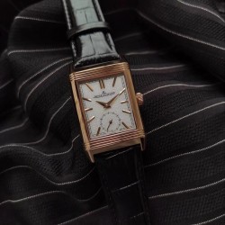 Jaeger-LeCoultre Reverso Tribute Duoface -Black - MG Factory 1:1 Edition (Double Dial / Dual Time Zone)