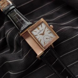 Jaeger-LeCoultre Reverso Tribute Duoface -Black - MG Factory 1:1 Edition (Double Dial / Dual Time Zone)