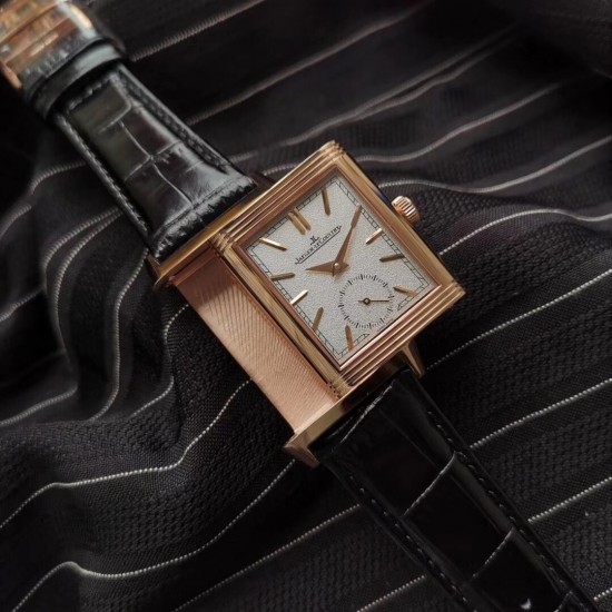 Jaeger-LeCoultre Reverso Tribute Duoface -Black - MG Factory 1:1 Edition (Double Dial / Dual Time Zone)