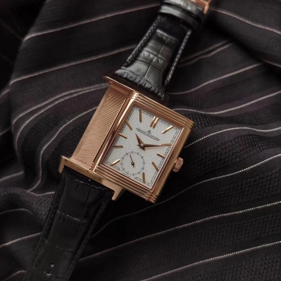 Jaeger-LeCoultre Reverso Tribute Duoface -Black - MG Factory 1:1 Edition (Double Dial / Dual Time Zone)