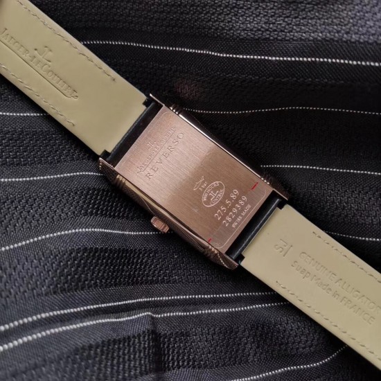Jaeger-LeCoultre Reverso Tribute Duoface -Black - MG Factory 1:1 Edition (Double Dial / Dual Time Zone)
