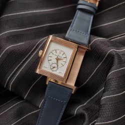 Jaeger-LeCoultre Reverso Tribute Duoface - Blue- MG Factory 1:1 Edition (Double Dial / Dual Time Zone)
