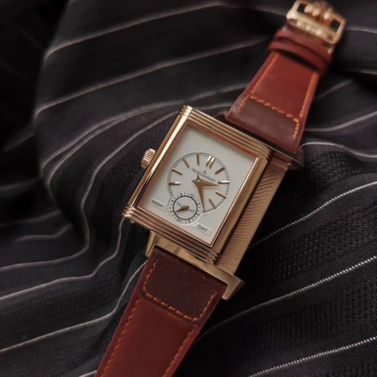 Jaeger-LeCoultre Reverso Tribute Duoface - Red - MG Factory 1:1 Edition (Double Dial / Dual Time Zone)