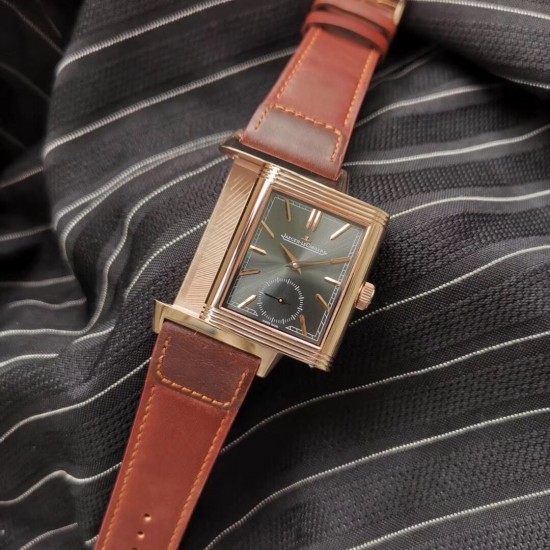 Jaeger-LeCoultre Reverso Tribute Duoface - Red - MG Factory 1:1 Edition (Double Dial / Dual Time Zone)