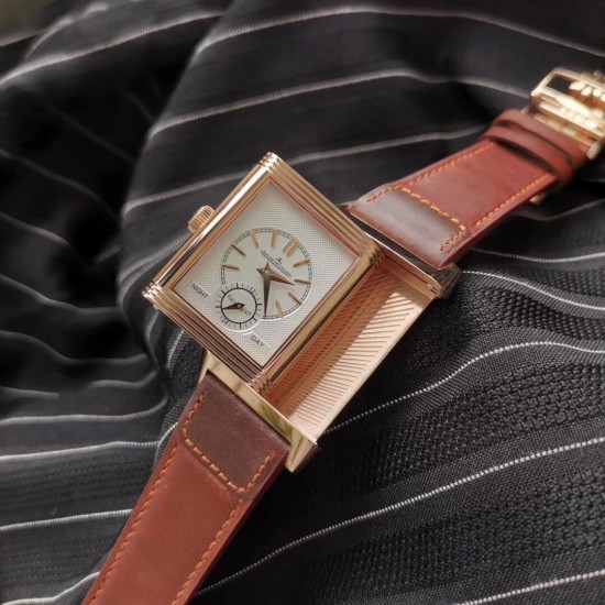 Jaeger-LeCoultre Reverso Tribute Duoface - Red - MG Factory 1:1 Edition (Double Dial / Dual Time Zone)